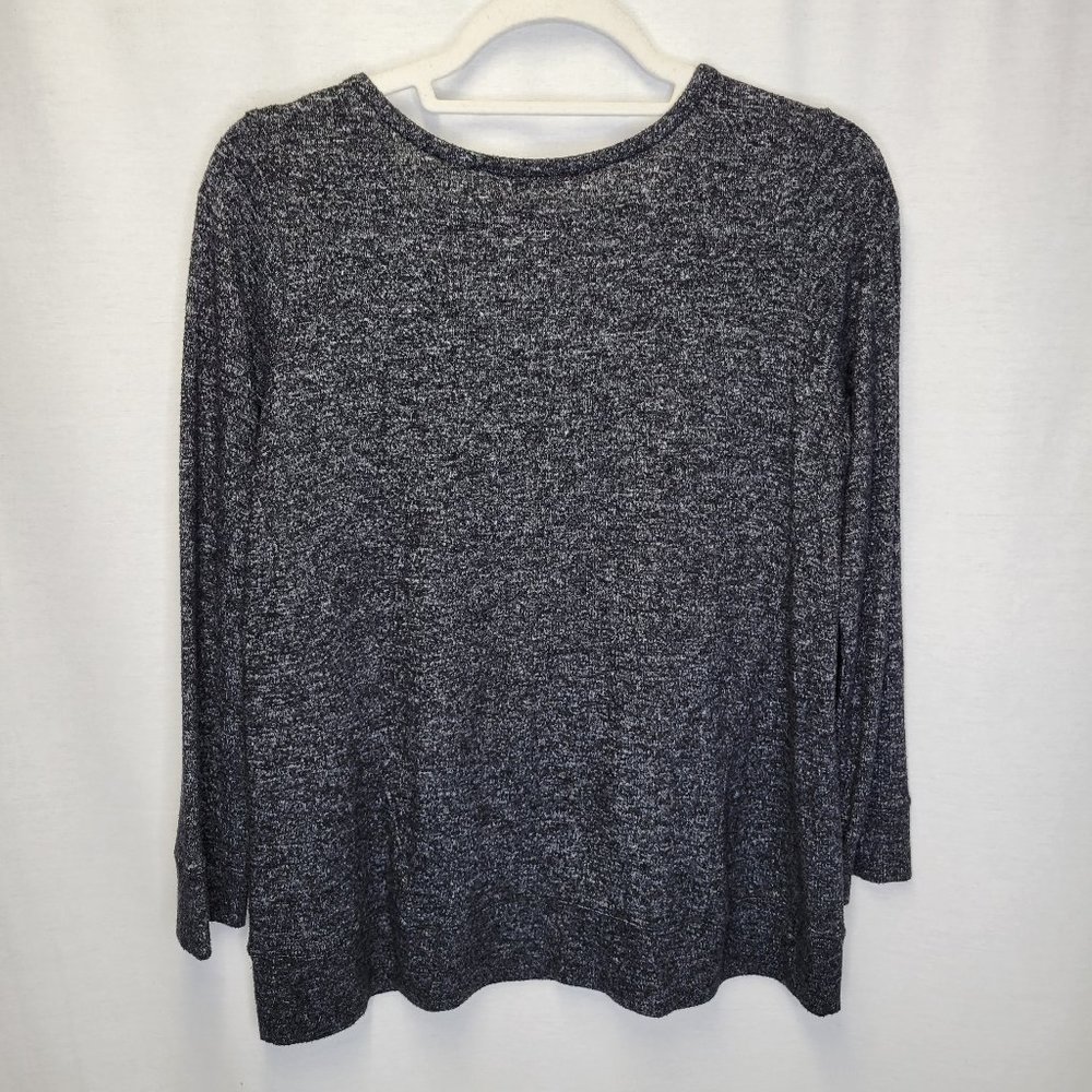 Soft Surroundings Women's XS Sweater Gray Pullover Long Sleeve - Picture 2 of 5